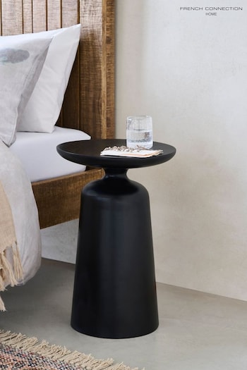 French Connection Black Metal Thaki Side Table (321575) | £140