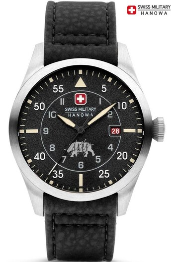 Swiss Military Gents Hanowa Lead Ranger Black Watch (321640) | £209