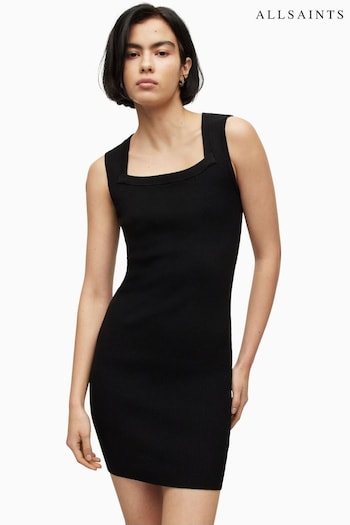 AllSaints Bardi Black Mini Dress (321734) | £139