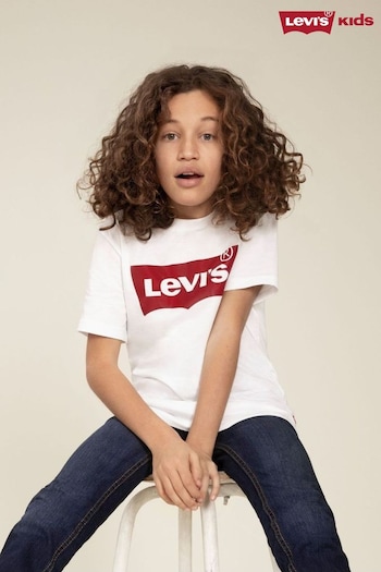 Levi's® White Batwing Kids T-Shirt (321743) | £18 - £20