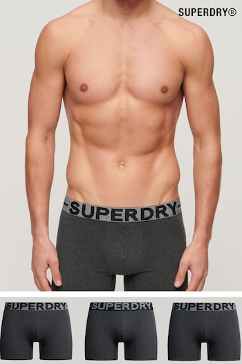 Superdry Black Boxer Shorts 3 Pack (321807) | £30