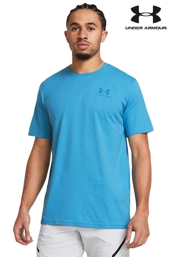 Under Armour Blue Left Chest Short Sleeve T-Shirt (321849) | £25