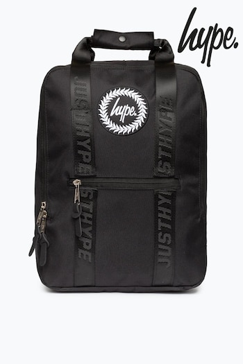 Hype. Boxy Black Backpack (322374) | £25