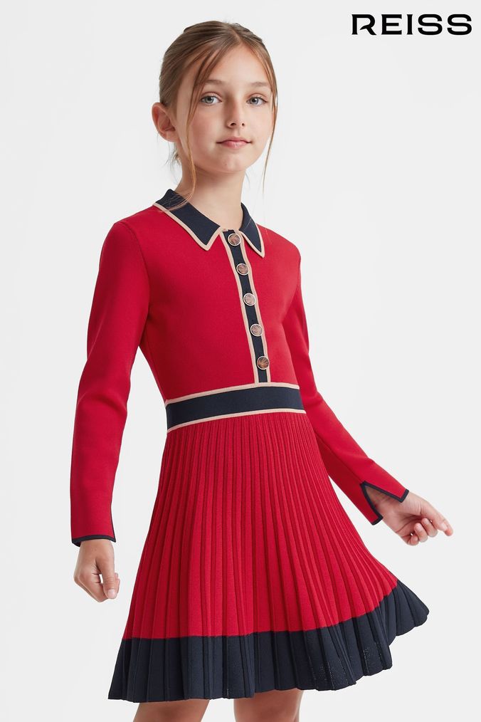 Red skater cheap dresses for juniors