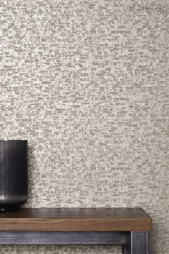 Decorline Grey Small Bricks Wallpaper (323041) | £69