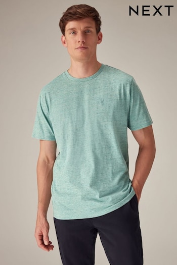 Mid Green Single Stag Marl T-Shirt (323060) | £12