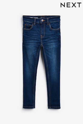 Blue Super Skinny Fit Cotton Rich Stretch Knitted Jeans (3-17yrs) (323080) | £12 - £17
