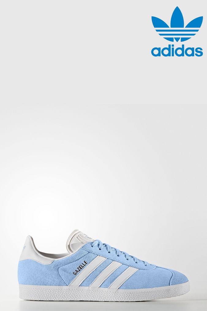 Adidas light discount blue trainers