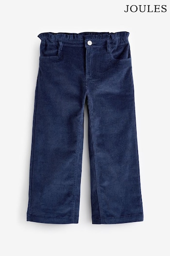 Joules Navy Cord Wide Leg Trousers (323299) | £27.95 - £30.95