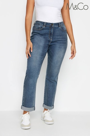 M&Co Blue Boyfriend Jeans (323406) | £34