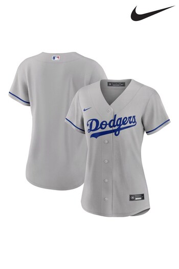 Nike Grey Los Angeles Dodgers Official Replica Alternate Road Jersey (323760) | £95