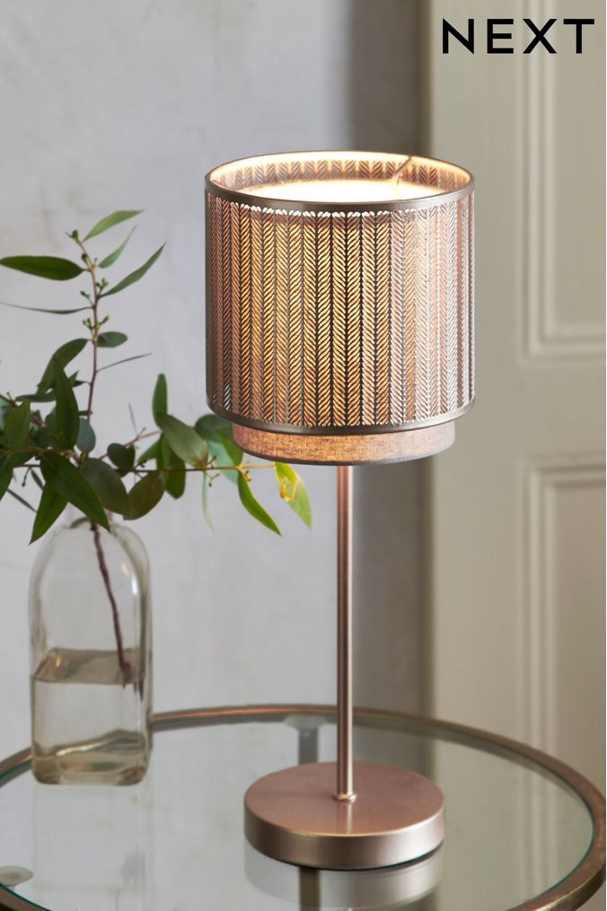 Next brass lamp cheap