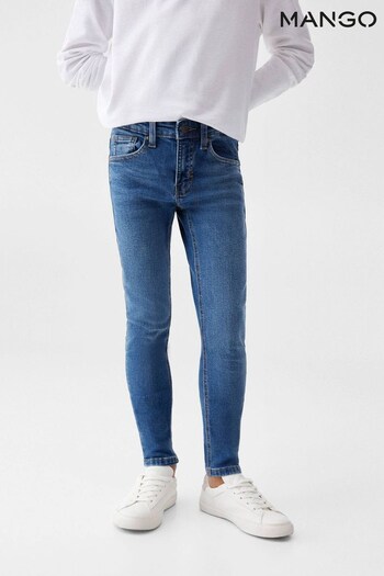 Mango Blue Skinny Jeans LEGGINGS (323872) | £20