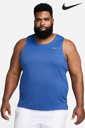 Nike Dark Blue Dri-FIT Miler Running Vest (324032) | £28
