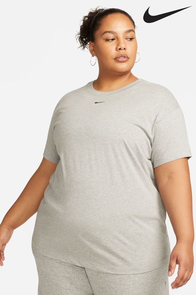Buy Women s T Shirts Grey Nike Tops Online Next UK