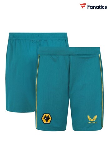 Fanatics Green Wolverhampton Wanderers Away Pro Shorts 2022-23 (324196) | £45