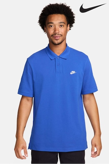 Nike Blue Club Short Sleeve Polo Shirt (324413) | £33