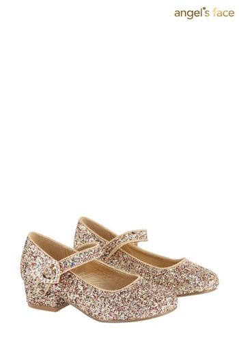 Angels Face Gold Liza Multi Heeled Shoes (325144) | £48