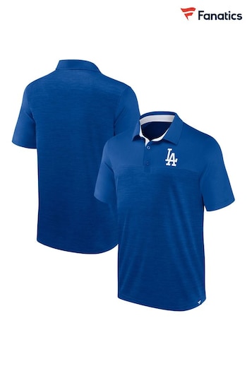 Fanatics Blue Los Angeles Dodgers Fundamentals Polo Shirt (325706) | £40