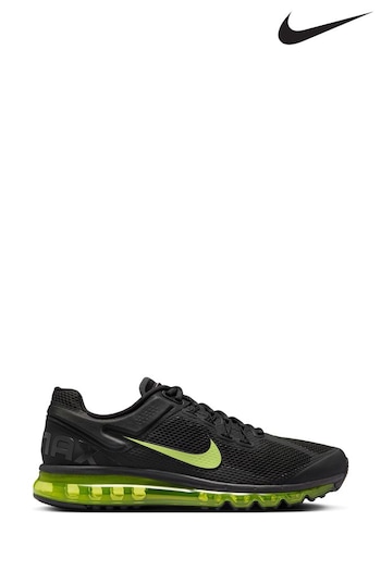 Nike Black/Green Air Max 2013 Trainers (326014) | £175