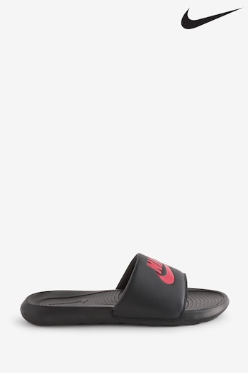 Nike Black/Red Victori One Sliders (326147) | £33
