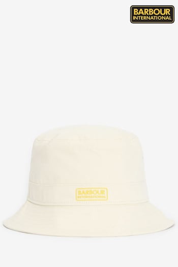Barbour® International Cream Nortan Drill UNC Bucket Hat (326209) | £27
