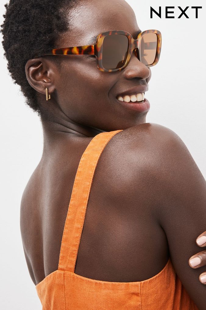Rectangle outlet sunglasses womens