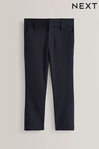 Navy Regular Waist School Formal Stretch Skinny Trousers Cropped-Jeans (3-17yrs) (326988) | £9 - £16