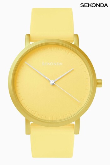 Sekonda Yellow Palette Silicone Strap Watch (327185) | £60
