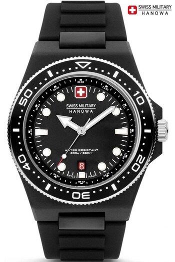 Swiss Military Gents Hanowa Ocean Pioneer Black Watch (327289) | £229
