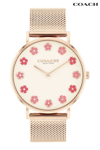 COACH Ladies Gold Tone Perry Watch (327527) | £125