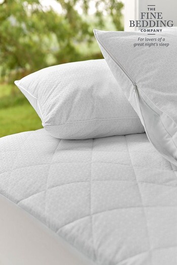 The Fine Bedding Company Activated Cooling Pillow Protector Pair (327618) | £36