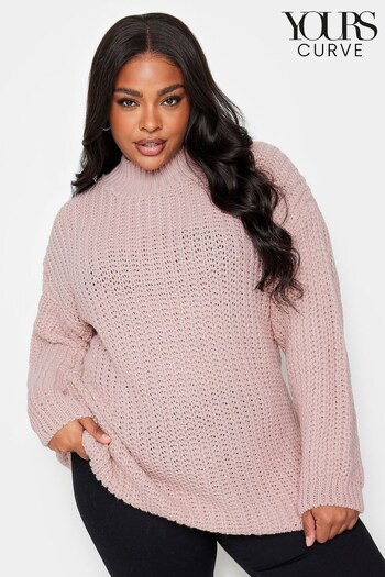 Yours Curve Pink True Knitwear Jumper (327920) | £37