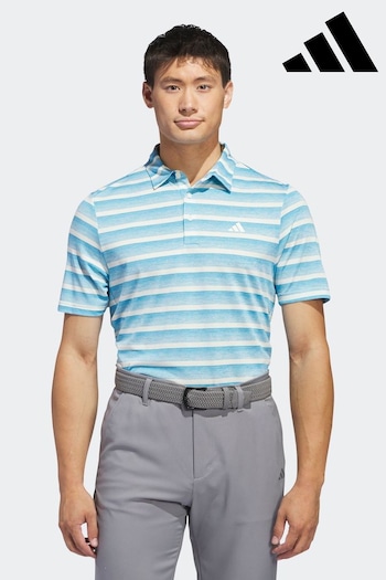 adidas Golf Two Colour Striped Polo Shirt (328023) | £35