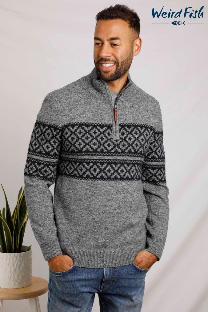 Weird fish sales fairisle jumper