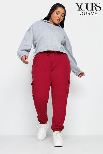 Yours Curve Red Cargo Joggers (328464) | £27