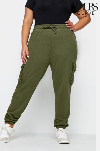 Yours Curve Green Cargo Joggers (328668) | £27