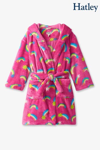 Hatley Pink Shooting Star Fleece Robe (328759) | £38
