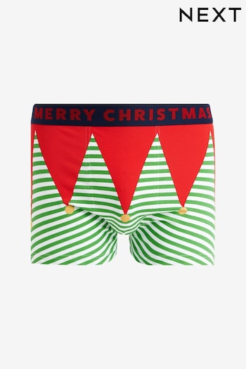 Green Elf Christmas Boxers (328794) | £8