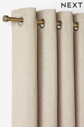 Brass Stud Finial Extendable 28mm Curtain Pole Kit (328841) | £35 - £50