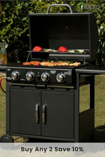 Tepro Black Garden Mayfield 4 Burner Premium Gas BBQ (328887) | £280