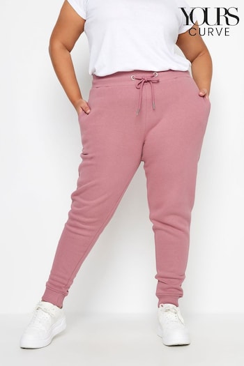 Yours Curve Pink Stretch Joggers (329051) | £21