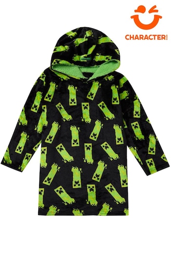 Character Green Minecraft Fleece Lounge Blanket Hoodie (329749) | £33