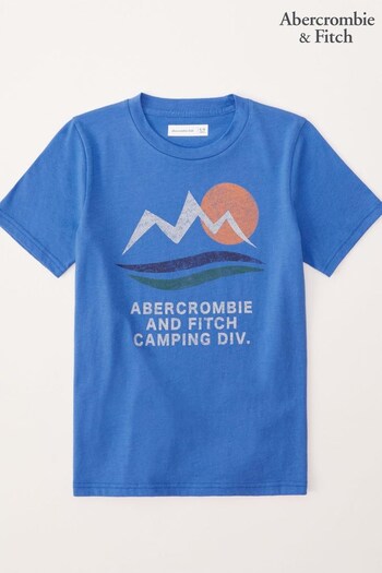 Abercrombie & Fitch Blue Graphic T-Shirt (329760) | £15