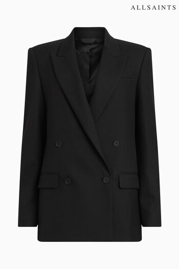AllSaints Mercer Black Blazer (330079) | £329