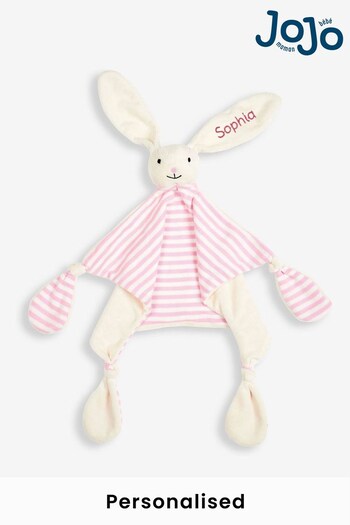 JoJo Maman Bébé Pink Personalised Rabbit Comforter (330100) | £18