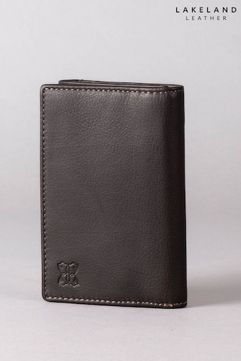 Lakeland Leather Bowston Tri Fold Leather Brown Wallet (330270) | £30