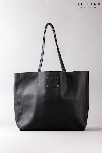 Lakeland Leather Tarn Leather Bucket Black Bag (330382) | £70