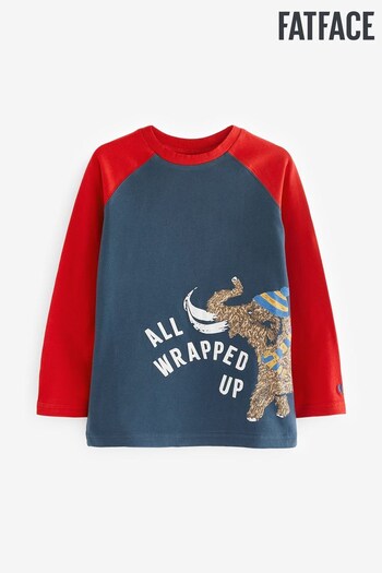 FatFace Blue Mammoth Graphic T-Shirt (330391) | £14