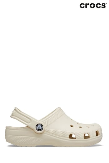 Crocs Kids Classic Clog Sandals Alabaster (331303) | £35